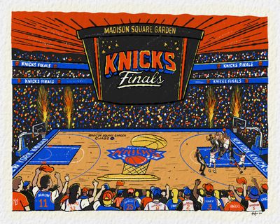 Image post by @nyknicks on Twitter
