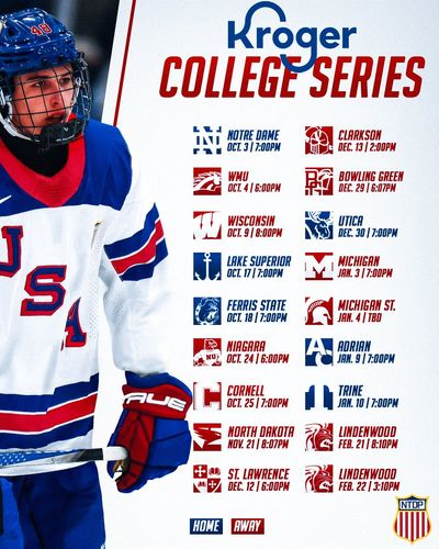 Image post by @USAHockeyNTDP on Twitter
