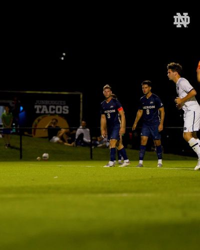 Video post by @NDMenSoccer on Twitter