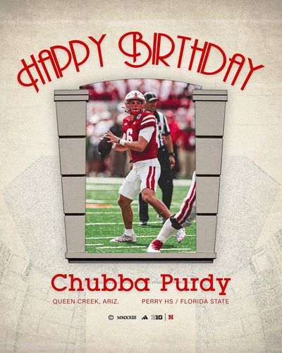 Image post by @huskerfootball on Instagram