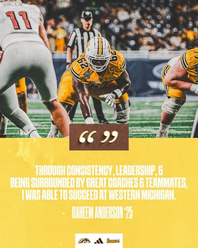 Image post by @WMU_Football on Twitter