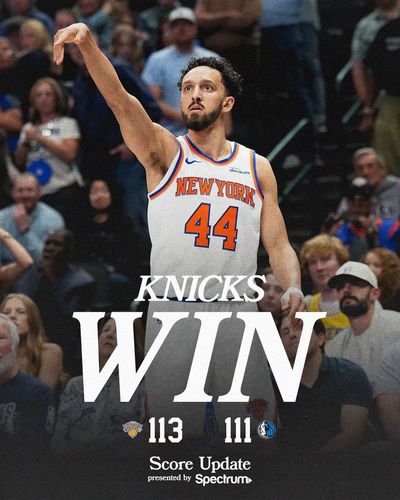 Image post by @nyknicks on Twitter