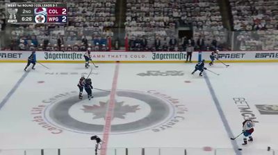 Video post by @MileHighHockey on Twitter