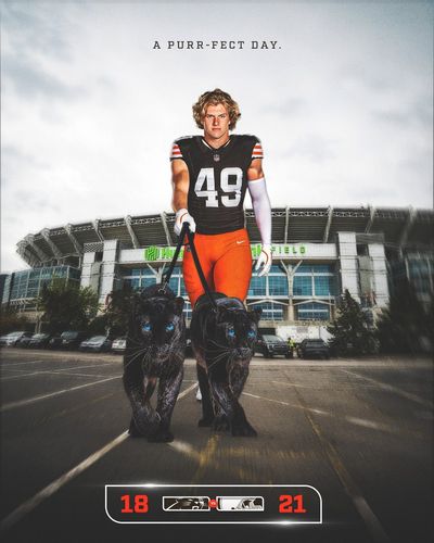 Image post by @Browns on Twitter/X