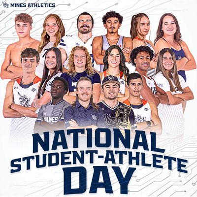Image post by @MinesAthletics on Twitter