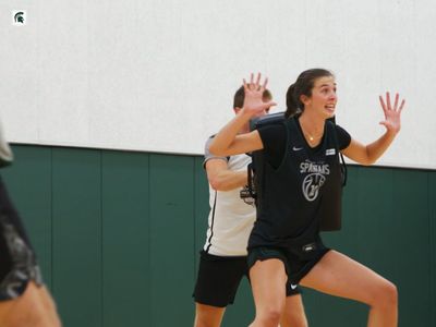 Video post by @MSU_WBasketball on Twitter/X