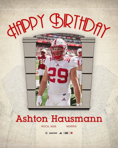 Image post by @huskerfootball on Instagram