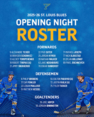 Image post by @stlouisblues on Instagram