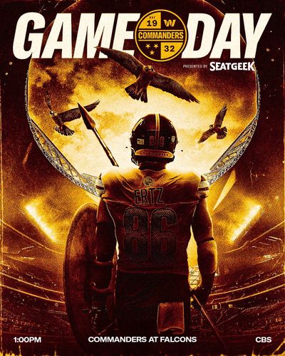 Image post by @Commanders on Twitter