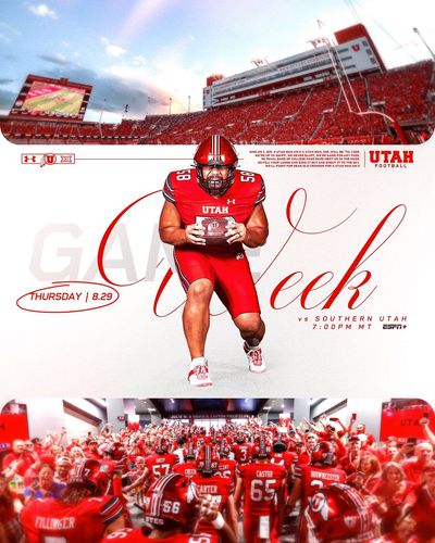 Image post by @Utah_Football on Twitter