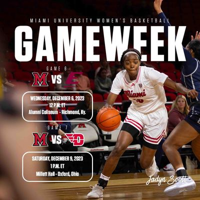 Image post by @MiamiOH_WBB on Twitter