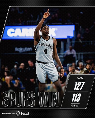 Image post by @spurs on Twitter