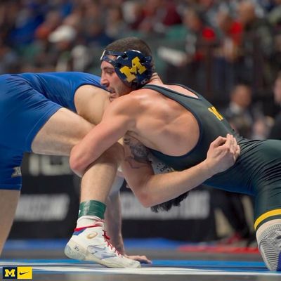 Video post by @umichwrestling on Instagram