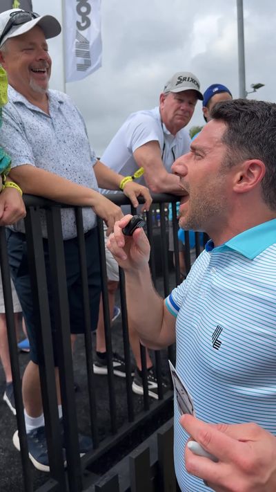 Video post by @livgolfleagueofficial on Facebook
