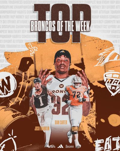 Image post by @WMU_Football on Twitter