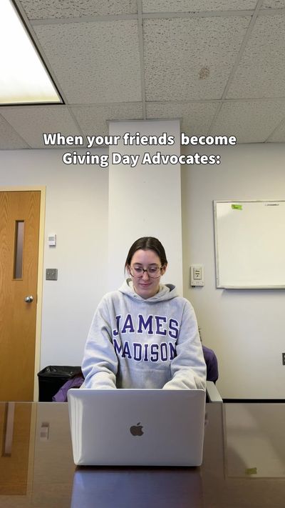Video post by @jamesmadisonuniversity on Facebook