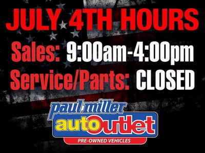 Image post by @PaulMillerAutoOutlet on Facebook