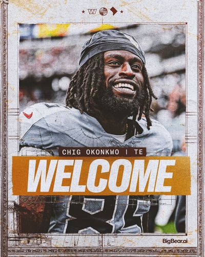 Image post by @Commanders on Twitter