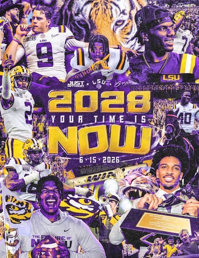 Image post by @LSUfootball on Twitter