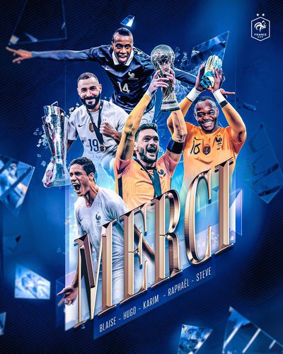 Image post by @equipedefrance on Twitter