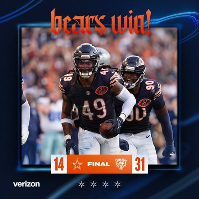 Video post by @ChicagoBears on Twitter