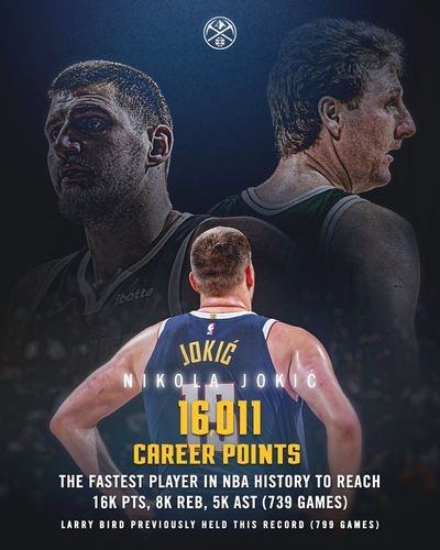 Image post by @nuggets on Twitter