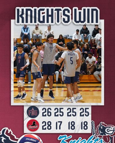 Image post by @FDUKnightsMVB on Twitter