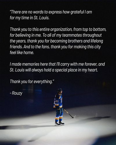 Image post by @stlouisblues on Instagram