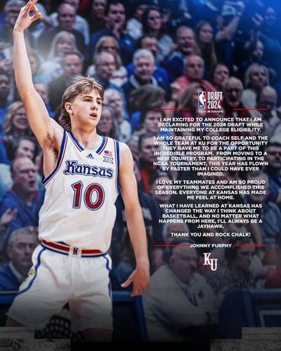 Image post by @KansasBasketball on Facebook