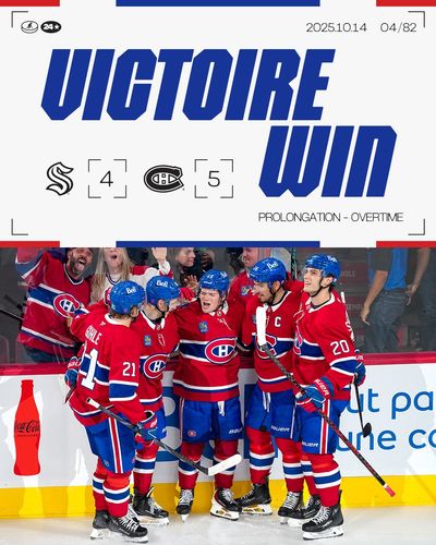 Image post by @CanadiensMTL on Twitter