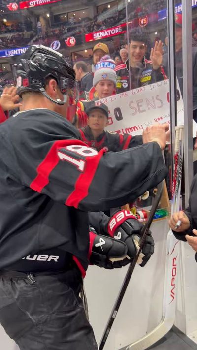 Video post by @Senators on Twitter