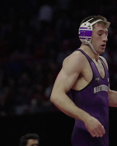 Video post by @NUWrestle on Twitter