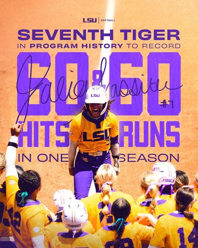 Image post by @LSUsoftball on Twitter