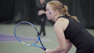 Video post by @NUWildcatTennis on Twitter