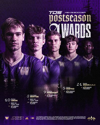 Image post by @UW_MSoccer on Twitter