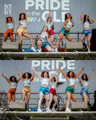 Image post by @CavsDanceTeam on Twitter