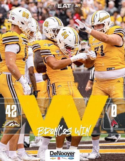 Image post by @wmufootball on Facebook