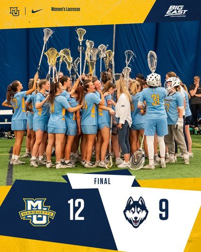Image post by @MarquetteWLax on Twitter