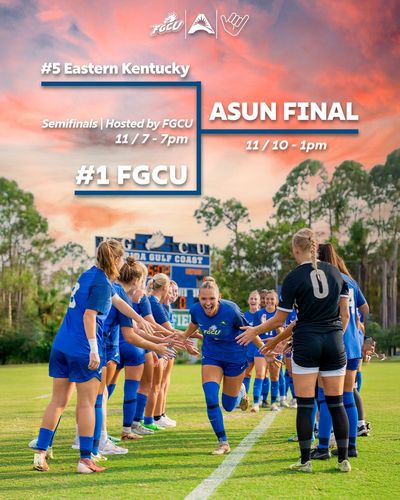 Image post by @FGCU_WSoccer on Twitter
