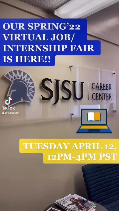 Video post by @sjsu_careercenter on TikTok
