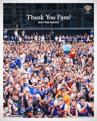 Image post by @nyknicks on Instagram