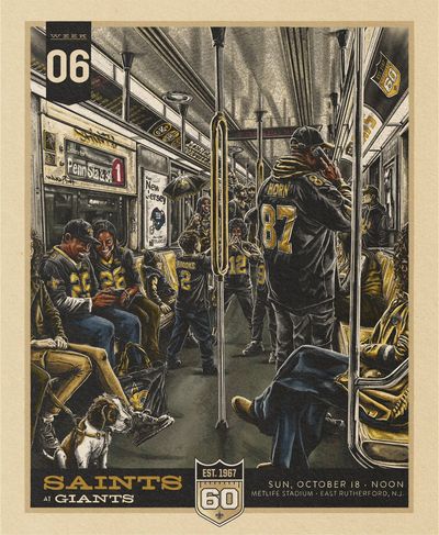 Image post by @Saints on Twitter/X