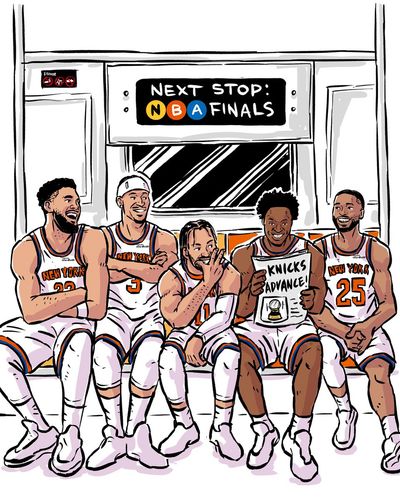 Image post by @nyknicks on Twitter