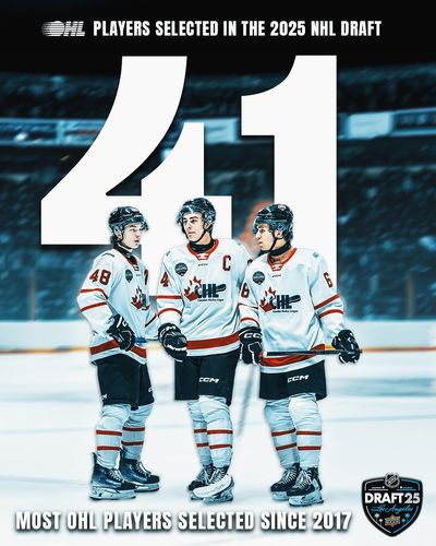 Image post by @OHLHockey on Twitter
