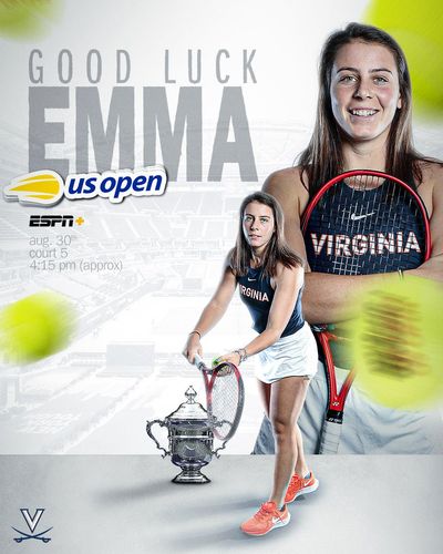Image post by @UVAWomensTennis on Twitter