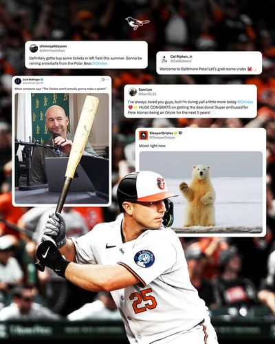 Image post by @Orioles on Twitter