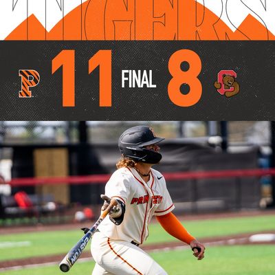 Image post by @PUTigerBaseball on Twitter