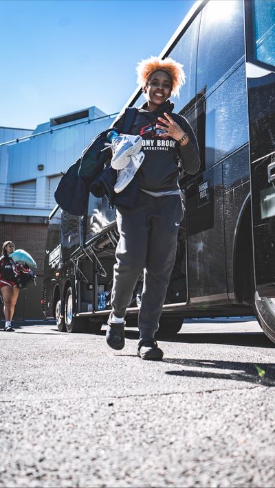 Video post by @StonyBrookWBB on Twitter