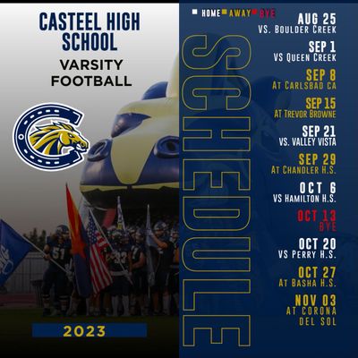 Image post by @CasteelFootball on Twitter