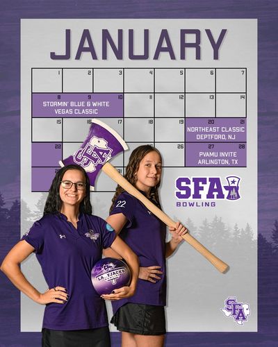 Image post by @SFA_Bowling on Twitter